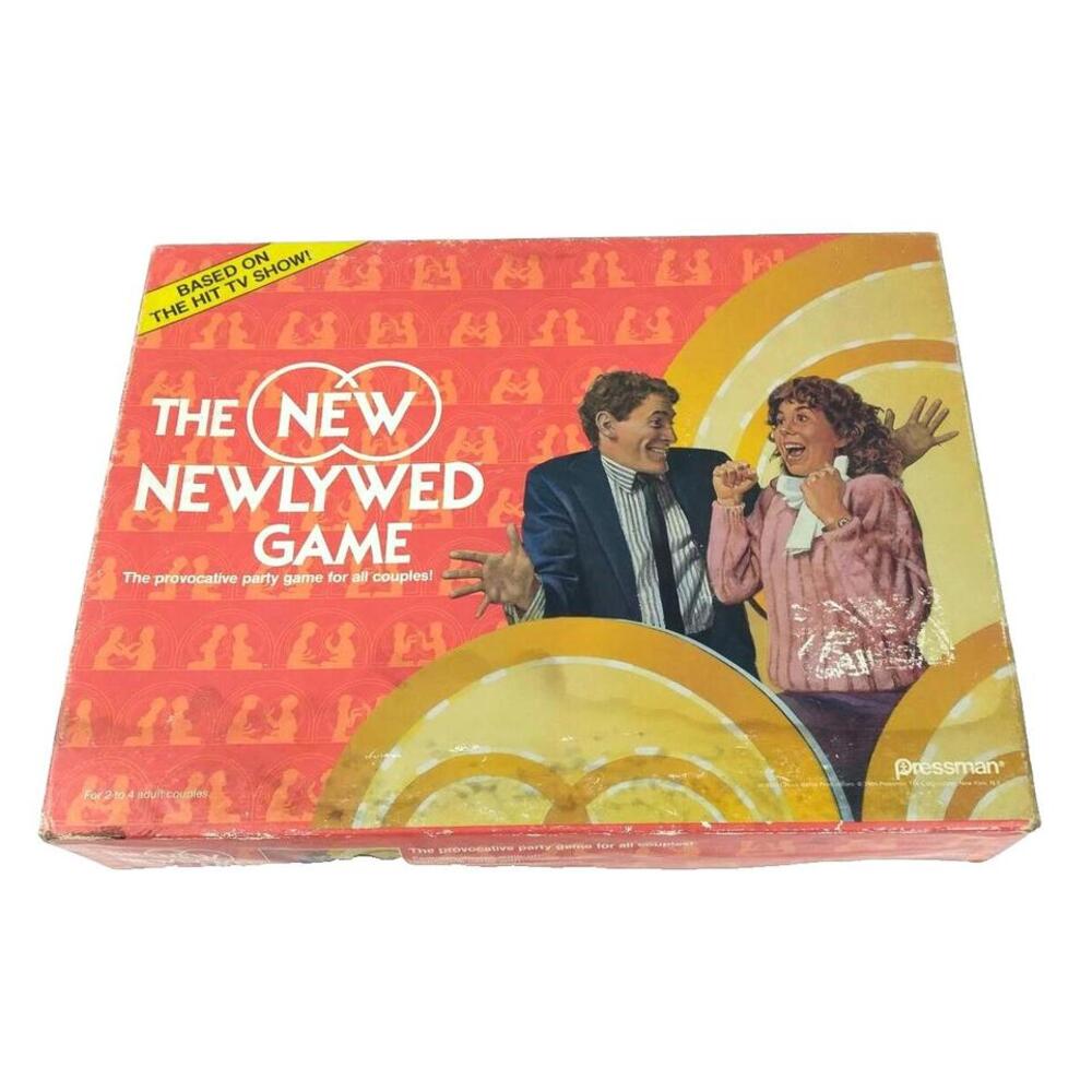 The New Newlywed Game 1986  Board Game‎ by Pressman Vintage